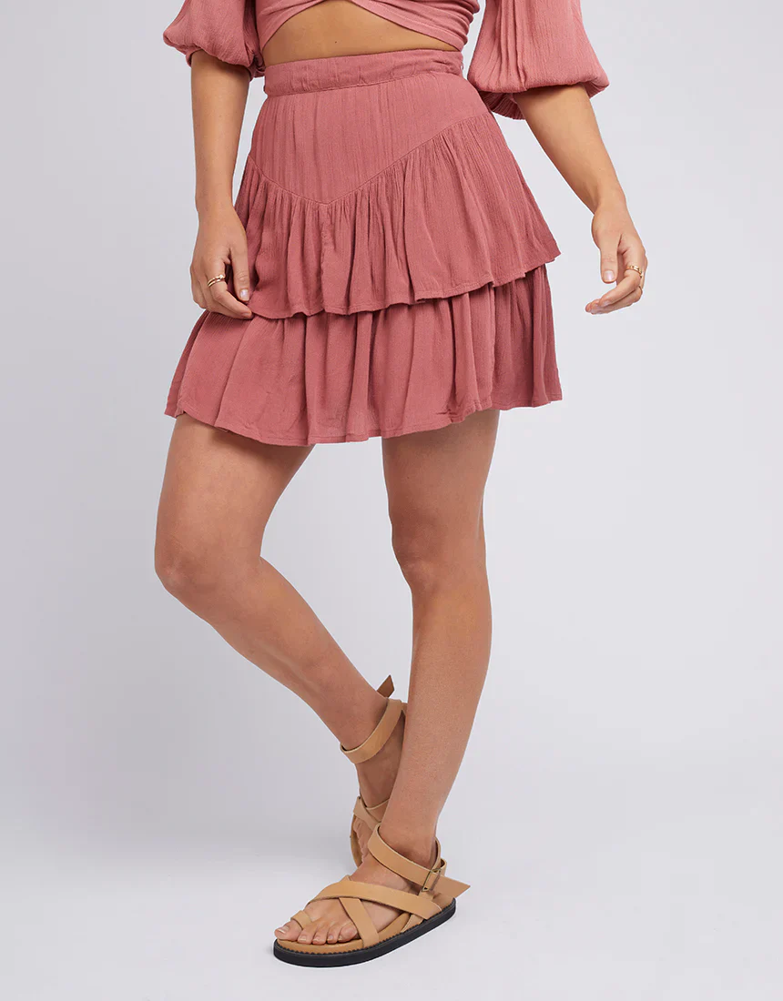 All About Eve - Aria Washed Mini Skirt - Image 3