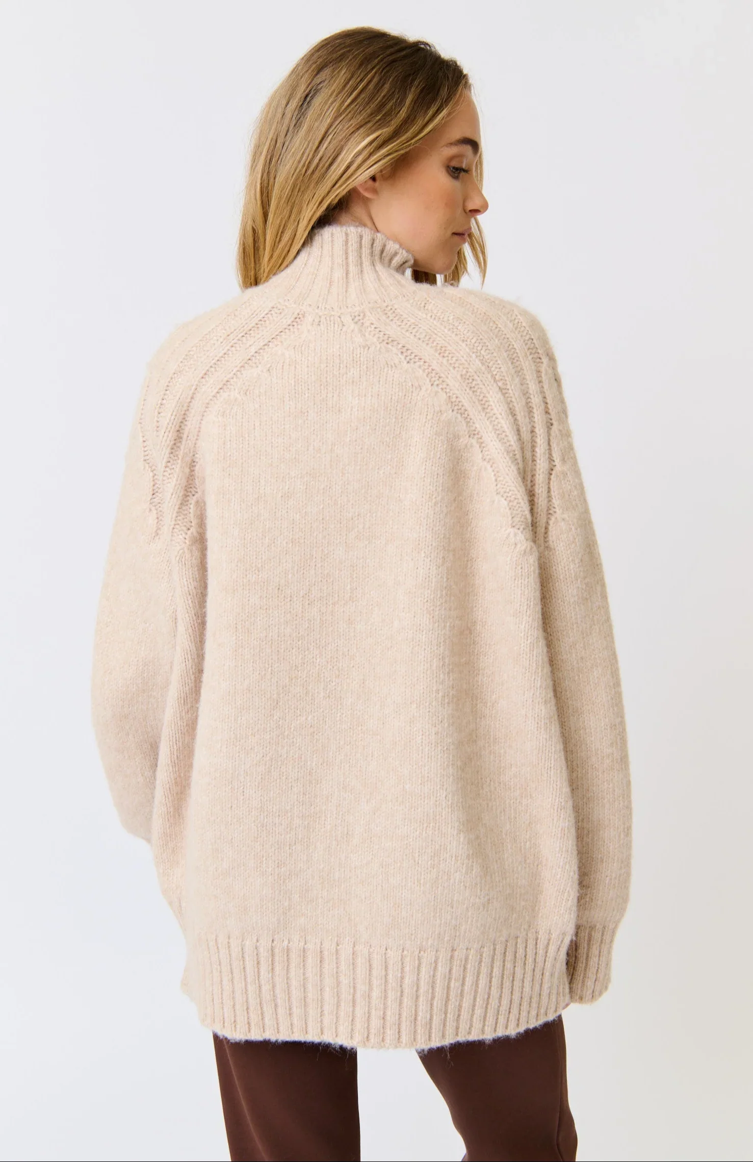 Cartel & Willow - Sienna Knit - Oat Marle - Image 4