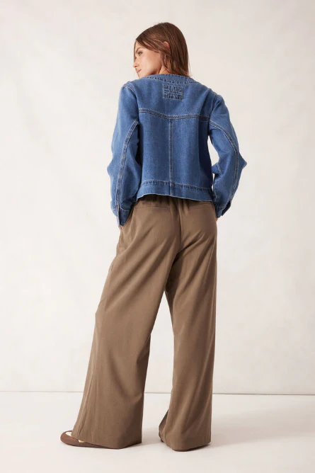 Ceres Life - Pleat Pant - Deep Moss Suiting - Image 4