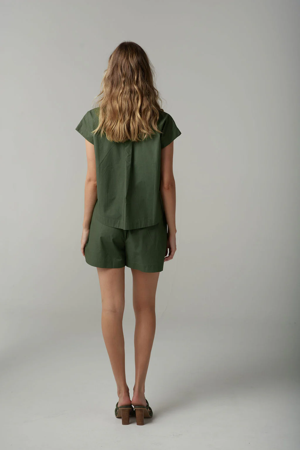 Cloth + Paper + Scissors - Pull On Shorts - Fairway Green - Image 3