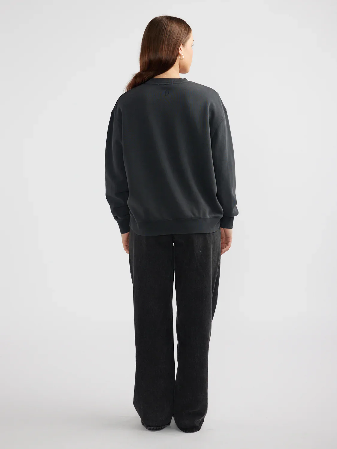 Ena Pelly - Lilly Oversized Sweat Tigers Eye - Vintage Black - Image 3