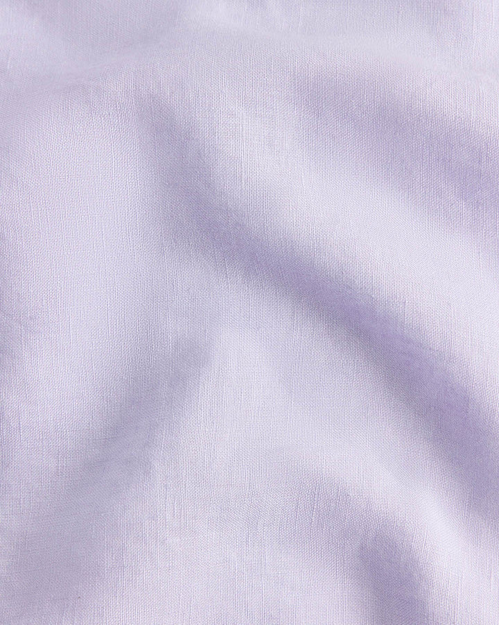 Hommey - Linen Fitted Sheet - Wisteria - King - Image 3
