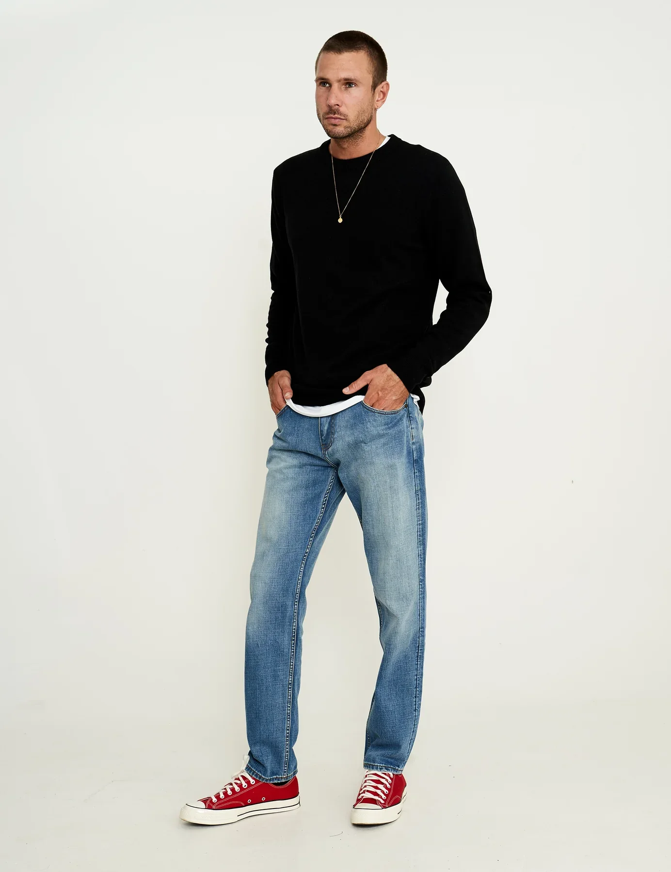Mr Simple - Recycled Cashmere Standard Knit Jumper - Image 3