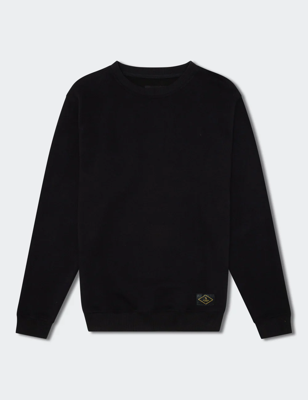 Mr Simple - Simple Fleece Crew - Black - Image 4