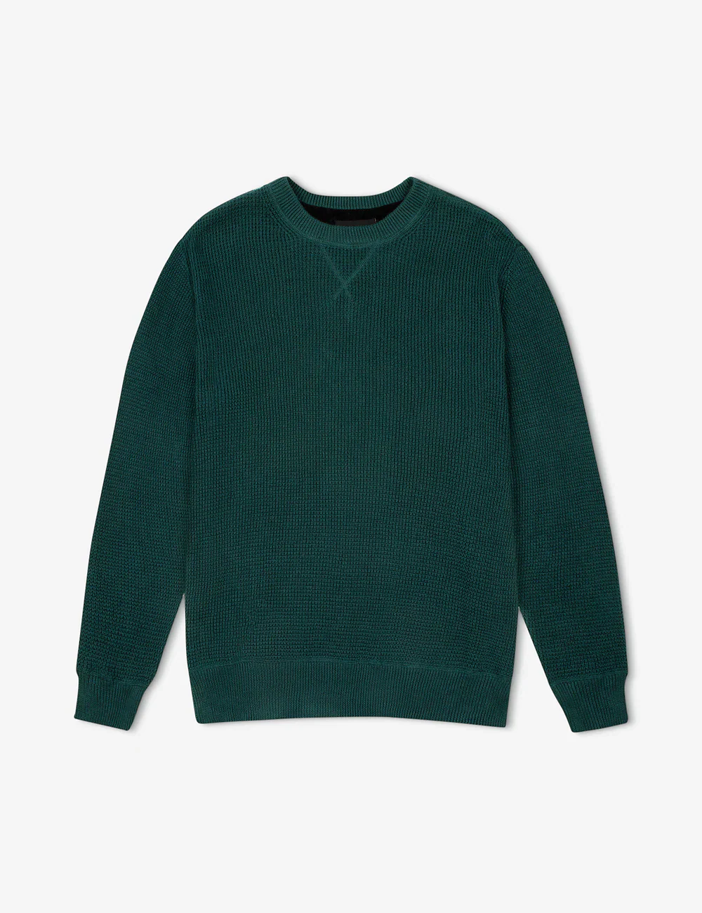 Mr Simple - Sorrento Hemp Knit - Bottle Green - Image 4