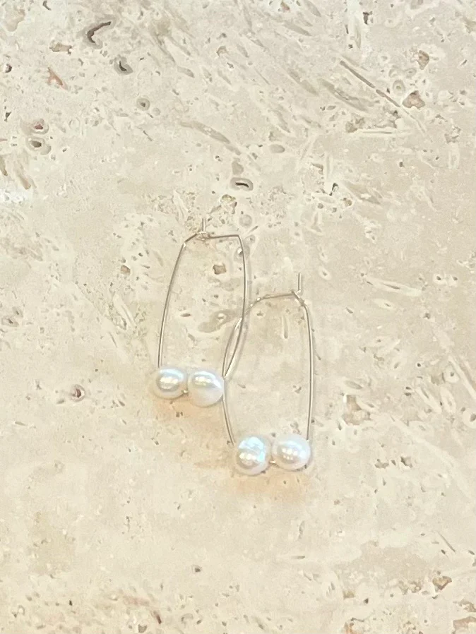 Pop Design - Fresh Water Pearl Earrings - Savannah - Image 3